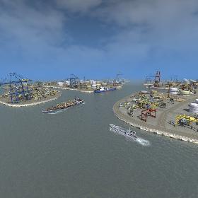 3D Port Complex St02 model